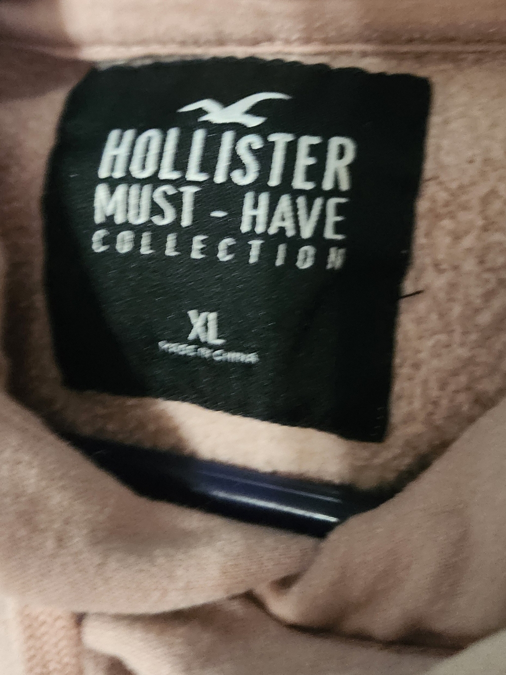 Hollister Women's Hoodie Sweatshirt - Dusty Pink Sz XL - Picture 5 of 5